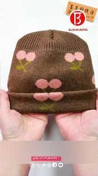 Don't throw away your old sweaters, they have many uses! Making a beanie hat