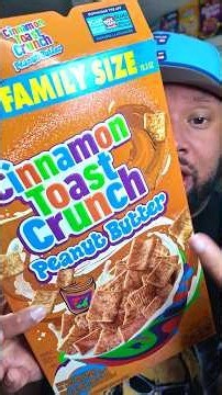 Cinnamon Toast Crunch Peanut Butter Cereal Review #supercerealsunday