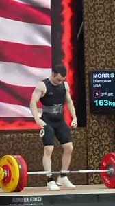 Count ‘em! That’s 11 records in a six-for-six meet for Hampton Morris, including: besting his own 61kg clean & jerk junior world record, taking the total junior Pan American record, tying the (senior) snatch American record for the first time. You best be watching him at his first senior worlds in December. Snatch: ✅116kg, ✅120kg, ✅123kg (JAR/PR) = 🥇 Clean & Jerk: ✅150kg, ✅157kg, ✅163kg (JWR/JPAR/AR/JAR/PR) = 🥇 Total: 286kg (JPAR/AR/JAR/PR) = 🥇 | USA Weightlifting
