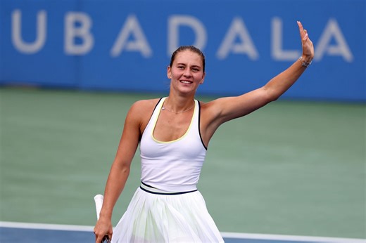 Marta Kostyuk stuns in white as she joins fellow Ukrainian Olympic and Paralympic athletes in new Vogue photoshoot