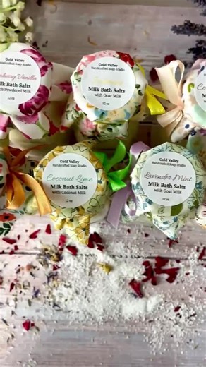 Handcrafted Milk Bath Salts: Relaxing Epsom Salt Soak - Etsy