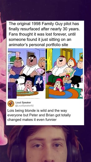 The First Family Guy Pilot Has Finally Been Found