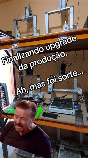 Finalizando Upgrade da Produção em 3D