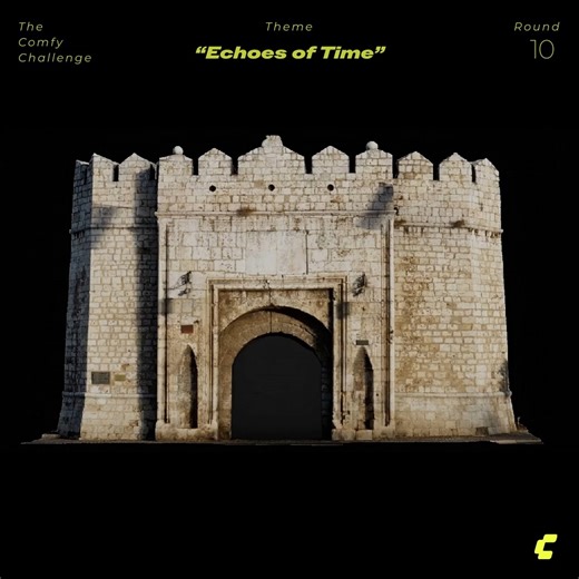 ComfyUI on Instagram: "Echoes of Time: Lighting up a 300-year-old fortress with ComfyUI The final challenge of Comfy Challenge Season 1. And we are taking it to the real world! In December, 15 selected ComfyUI artworks will be projected onto the walls of the historic Niš Fortress, in partnership with the University of Niš and the Festival of Light in Niš, Serbia, with a full recording of the event. Create a video about Time and submit before December 6! Submission link and more details: https://