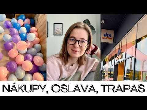 NÁKUPY dm a lékárna🛍️| OSLAVA NAROZENIN🎈| OPĚT MATKOU ROKU🙈