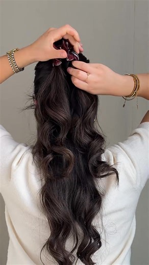 Cute Fall Hairstyle 🤎🍂 #hairstyletutorial #autumn #fallhair #hairtok #hairideas | Edwards Reeva