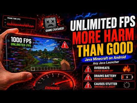 More FPS Can Be Bad When Playing Java Minecraft But Why