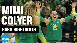 28K views · 2.2K reactions | The freshman was UNSTOPPABLE  Watch every tournament kill and ace by Oregon Volleyball's Mimi Colyer here. #NCAAWVB | NCAA Women's Volleyball | Facebook