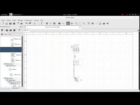 QElectroTech :help line for assist alignement of element