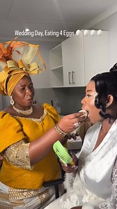 Mother of the bride giving the bride 4 eggs 🥚 to eat before she walks down the aisle 🤭🤭🤭🤭👌🏿 | Mc Okokobioko