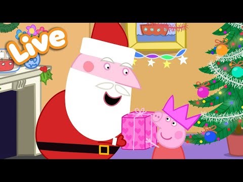 🔴 LIVE 24/7: Peppa Pig’s Christmas Fun! 🎄🎅 | Peppa’s Play Pretend | Cartoon