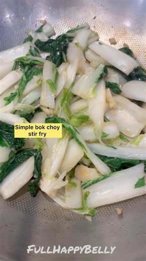 Quick easy bok choy stir fry with oyster garlic sauce #bokchoy #vegetables #veggies #stirfry #stirfryveggies #chinesefood #chinesefoodlover #chinesecuisine #vlog #fullhappybelly #food #foodlover #foodie #foodblogger #yummyfood #tastyfood #comfortfood #homemadefood #homecooking #homecooked #cooking #cookingvideos #cookingtime #cookingreels #cookingathome #easyrecipe #recipes #recipe | Fullhappybelly