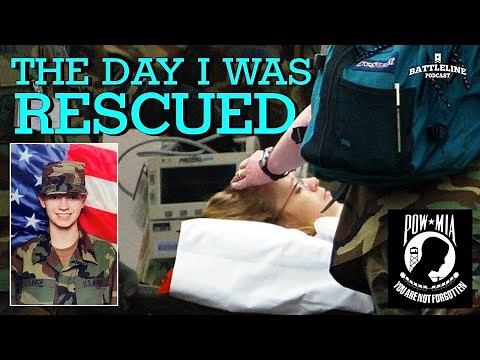 P.O.W. Jessica Lynch on the day she was rescued
