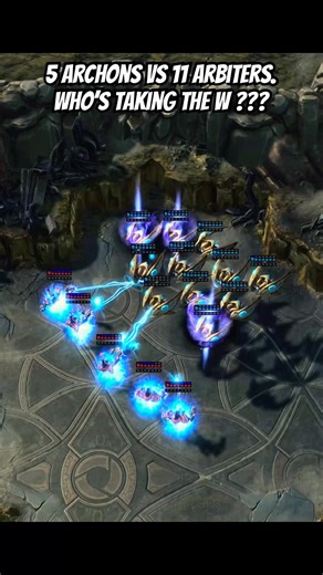 Epic Protoss Face-Off: 5 Archons vs 11 Arbiters ! | SC2.BattleRumble #rts #starcraft2 #스타크래프트2 #sc2