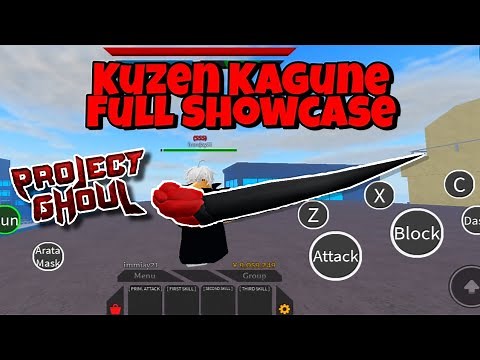 [Project Ghoul] Kuzen Kagune Full Showcase! - Mobile Gameplay