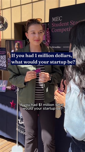 What would your startup be? 🚀 The Student Startup Competition invites #UniMelb students from every discipline to think creatively, test ideas and experience what it’s like to build something real. Register now to: 💭 Explore ideas 🧑‍💻Build resume-ready skills 🤝 Meet students from across the University 🤞 Go in the running to win a share of over $15,000 in prizes and a Melbourne Plus digital credential! No experience or startup idea needed, just curiosity and a willingness to give it a go. 🔗