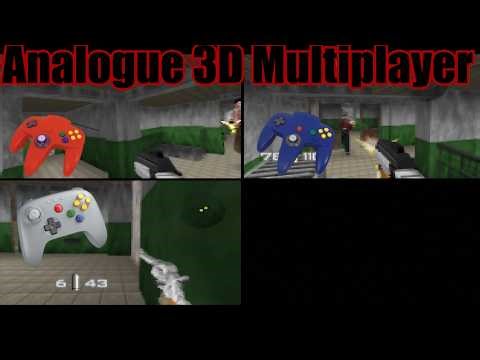Goldeneye Nintendo 64 Multiplayer On An Analogue 3D #retrogaming #goldeneye #analogue3d