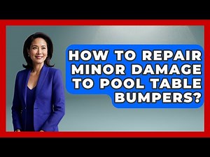 How To Repair Minor Damage To Pool Table Bumpers? - Billiards Hustlers