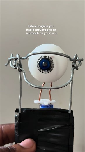 Creating a Moving Eye Brooch: A Sci-Fi Fashion DIY