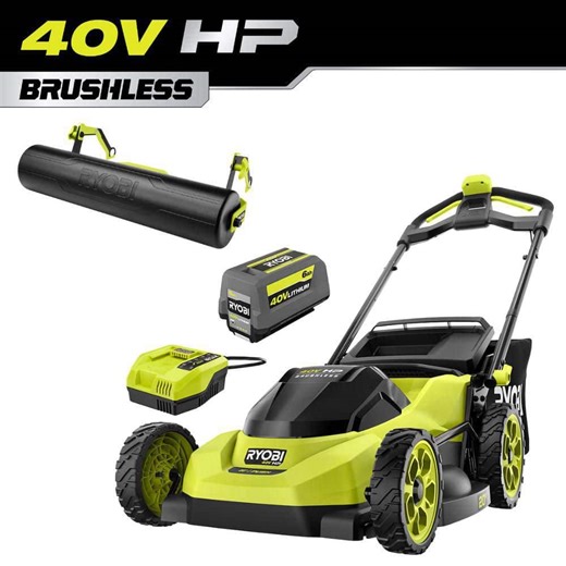 Reviews for RYOBI 40V HP Brushless 20 in. Cordless Battery Walk Behind Push Lawn Mower with Lawn Striper, 6.0 Ah Battery, and Charger | Pg 5 - The Home Depot