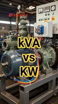 Day 58/365, kW aur kVA me kya farq hai? #kva #kw