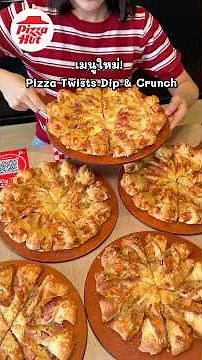 Pizza Hut Launches New Menu! Pizza Twists Dip & Crunch