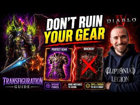 DON’T RUIN YOUR GEAR! Transfiguration Tips Every Diablo 4 Player Needs In Season 13!