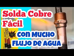 How to Solder Copper with a Lot of Water using Jet Swett