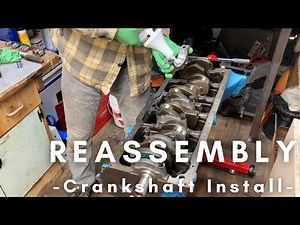 Ford 300 Inline 6 Engine Rebuild Part 4: Crankshaft Installation