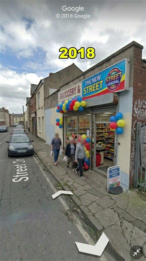 Google Street View 2010 ➝ 2025 | Famous Busy Store to Abandoned Street Shop #googlestreetview