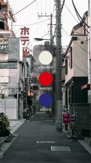 JAPANESE COLOR PALLET 🎨 #coreldraw #illustrator #desainsosialmedia