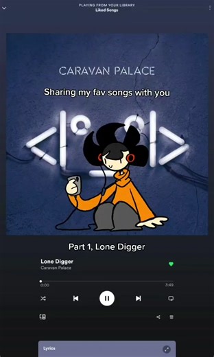 Artistic Lone Digger Caravan Palace Digital Art and GIF Drawings