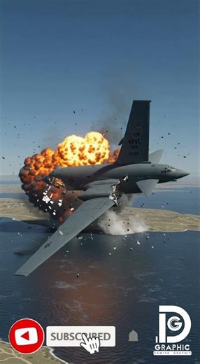 A plane exploding mid-air 💥✈️. #aviation #military #explosion