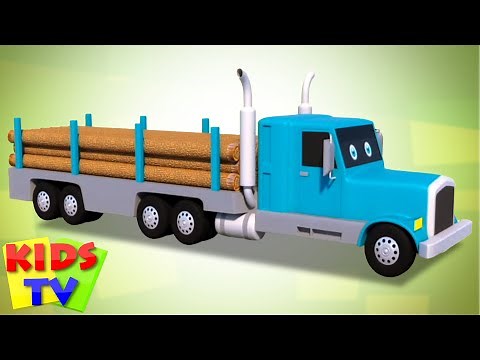 Log Lori + Mainan Kenderaan Video Animasi Untuk Kanak Kanak