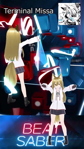 【BeatSaber】Laur - Terminal Missa (No Arrows)[ドットのみ設定] #beatsaber #shorts