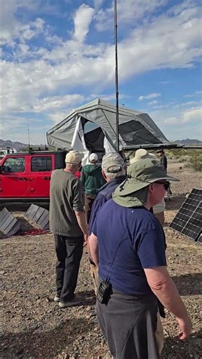 Ham Radio Solar Power Amateur Radio Equiped Overlander Jeep