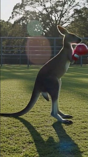 Boxing Kangaroo Shocks Everyone! 🥊🦘 | Funny and Wild Moment!
