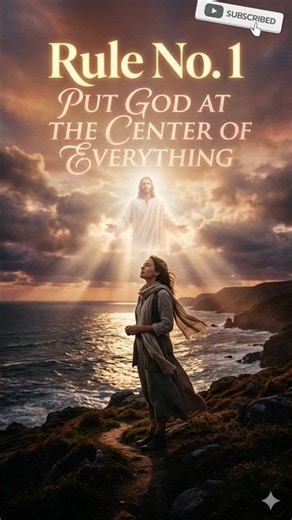 Put God first to change your life in five minutes #GodFirst #FaithLife #ChristianLiving #peace