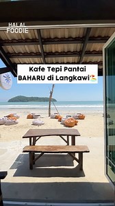 Ngopi sambil lepak tepi pantai di Langkawi 🏖️ 😍 Waze/ Google Map: "Ngopi Pantai Coffee Bar" 📍 Ngopi Pantai Langkawi ⏰ 8am-8pm (Setiap hari) | Halal Foodie