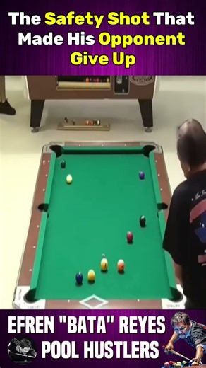 The Safety Shot That Made His Opponent Give Up