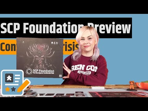 SCP The Boardgame: Confidential Crisis Preview - Control The Anomalies, Contain The SCP's!