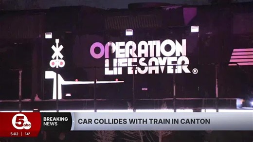 Car vs train accident