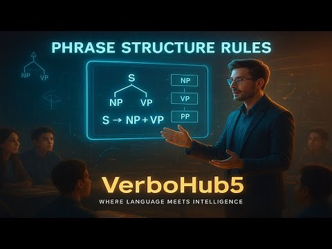 Phrase Structure Rules (NP, VP, PP) | Syntax Lesson | VerboHub5