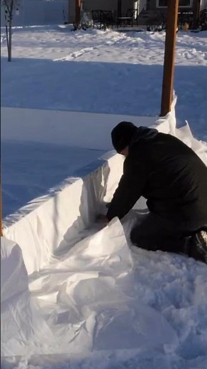 Building a DIY Ice Rink