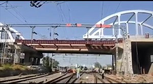 34K views · 2.2K reactions | Western Railway & DFCCIL have launched a 27m. Bow String Girder across Palanpur Yard in Ahmedabad Division. This ROB was located in the midst of the city so a bow string girders were used to restrict depth of construction. | Ministry of Railways, Government of India | Facebook