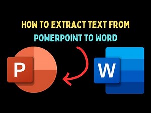How to Extract Text from PowerPoint to Word on Windows 11