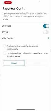 How to Opt In for Paperless Year End Tax Forms W2 1095C Paylocity App