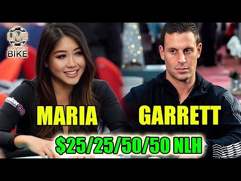 Maria Ho and Garrett Adelstein $25/25/50+50BBA NLH HIGH STAKES Highlights!♠ Live at the Bike!