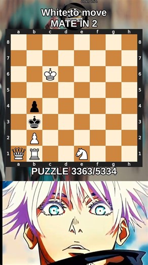 I bet you can’t find this mate in 2! 🧩3363/5334 #chess #puzzle #learnchesstactics #magnuscarlse
