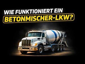 Wie funktioniert ein Betonmischer-Lkw? Ein leistungsstarker Lkw-Motor für den Beton auf Baustellen
